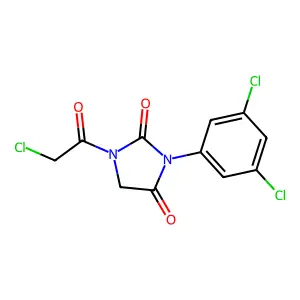 Hydantoin, 1-(chloroacetyl)-3-(3,5-dichlorophenyl)- structure