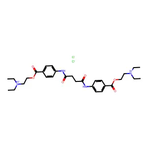 Succinyl-bis-novocaine dihydrochloride structure