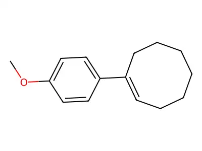 p-(1-Cyclooctenyl)-anisol structure