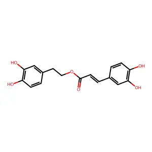 Caffeic Acid 3,4-Dihydroxyphenethyl Ester structure