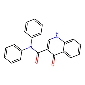 (4-oxo(3-hydroquinolyl))-N,N-dibenzamide structure