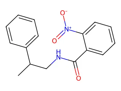2-nitro-N-(2-phenylpropyl)benzamide structure