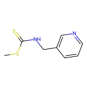 methyl N-(3-pyridinylmethyl)carbamodithioate structure