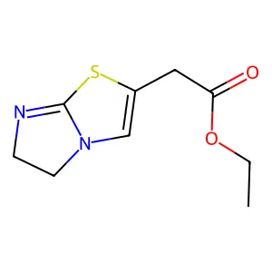 Ethyl 2-(5,6-dihydroimidazo[2,1-b][1,3]thiazol-2-yl)acetate structure