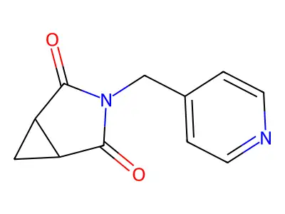 3-(4-Pyridinylmethyl)-3-azabicyclo[3.1.0]hexane-2,4-dione structure