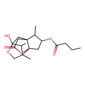 2-O-n-Butyrylpseudomajucin structure