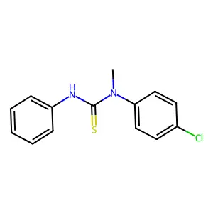 N-(4-Chlorophenyl)-N-methyl-N'-phenylthiourea structure