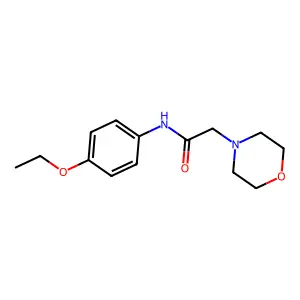 N-(4-ethoxyphenyl)-2-(morpholin-4-yl)acetamide structure