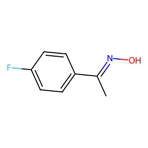 1-(4-Fluorophenyl)ethanone oxime structure