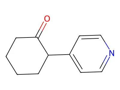 2-(Pyridin-4-yl)cyclohexanone structure