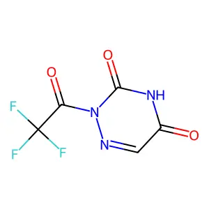 1,2,4-Triazine-3,5(2H,4H)-dione, 2-(trifluoroacetyl)- structure