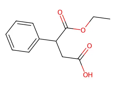 4-Ethoxy-4-oxo-3-phenylbutanoic acid structure