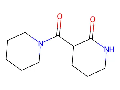 3-(Piperidine-1-carbonyl)piperidin-2-one structure