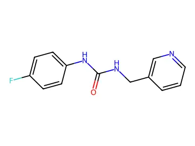1-(4-Fluorophenyl)-3-(pyridin-3-ylmethyl)urea structure