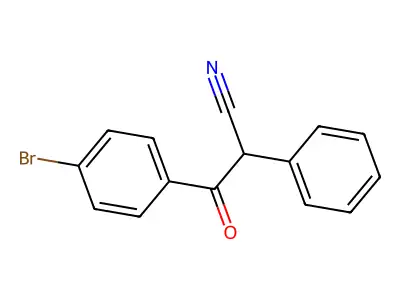 3-(4-Bromophenyl)-3-oxo-2-phenylpropanenitrile structure