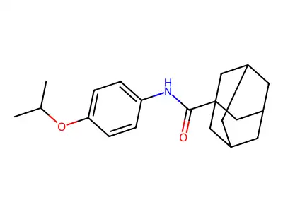 N-(4-propan-2-yloxyphenyl)adamantane-1-carboxamide structure