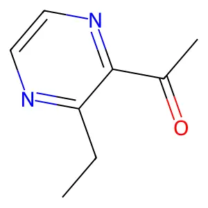 2-Acetyl-3-ethylpyrazine structure