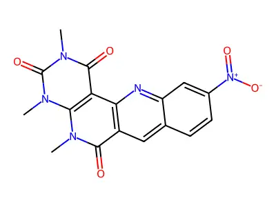 4,6,8-Trimethyl-15-nitro-4,6,8,18-tetrazatetracyclo[8.8.0.02,7.012,17]octadeca-1(10),2(7),11,13,15,17-hexaene-3,5,9-trione structure