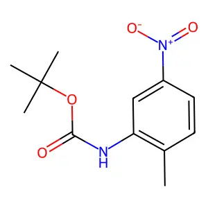 Tert-butyl (2-methyl-5-nitrophenyl)carbamate structure