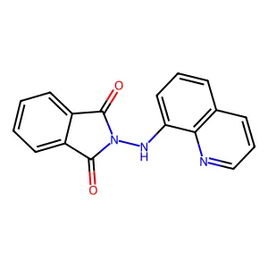 2-(8-quinolinylamino)-1H-isoindole-1,3(2H)-dione structure