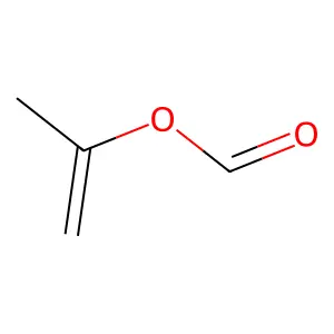 Isopropenyl formate structure