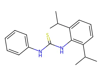 N-(2,6-Diisopropylphenyl)-N'-phenylthiourea structure