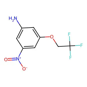 3-Nitro-5-(2,2,2-trifluoroethoxy)aniline structure