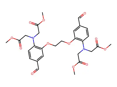 5,5'-Bisformyl-BAPTA tetramethyl ester structure