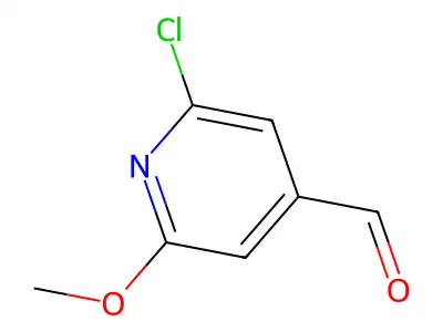 2-Chloro-6-methoxypyridine-4-carbaldehyde structure