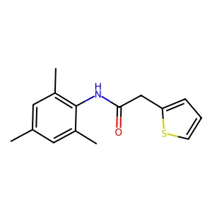 N-mesityl-2-(2-thienyl)acetamide structure