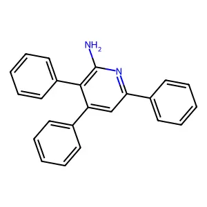 3,4,6-Triphenylpyridin-2-amine structure