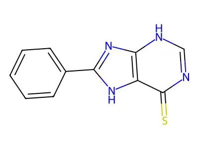 8-Phenyl-3,7-dihydropurine-6-thione structure