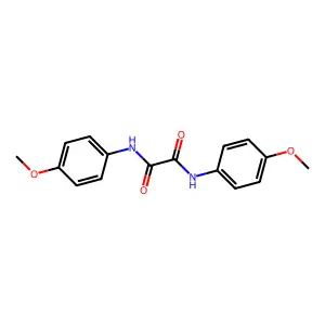 Ethanediamide, N,N'-bis(4-methoxyphenyl)- structure