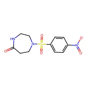 1-(4-Nitrophenyl)sulfonyl-1,4-diazepan-5-one structure