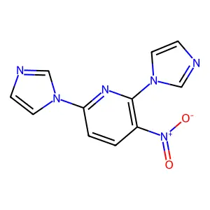 2,6-Di(imidazol-1-yl)-3-nitropyridine structure