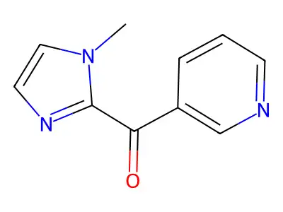 3-(1-methyl-1H-imidazole-2-carbonyl)pyridine structure