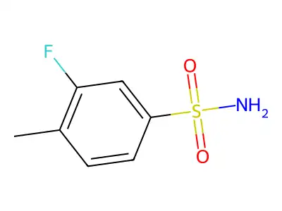 3-Fluoro-4-methylbenzenesulfonamide structure