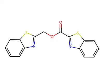 Benzo[d]thiazol-2-ylmethyl benzo[d]thiazole-2-carboxylate structure