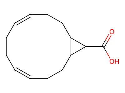 bicyclo[10.1.0]trideca-4,8-diene-13-carboxylic acid structure