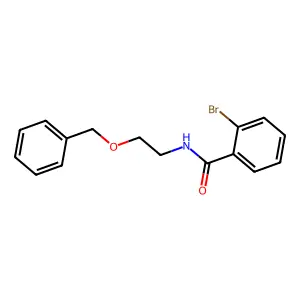 2-bromo-N-(2-phenylmethoxyethyl)benzamide structure