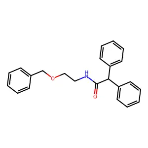 N-[2-(Benzyloxy)ethyl]-2,2-diphenylacetamide structure