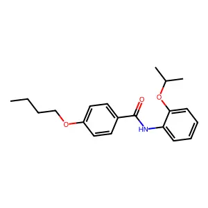 4-butoxy-N-(2-propan-2-yloxyphenyl)benzamide structure
