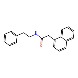 2-naphthyl-N-(2-phenylethyl)acetamide structure