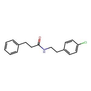 N-[2-(4-chlorophenyl)ethyl]-3-phenylpropanamide structure