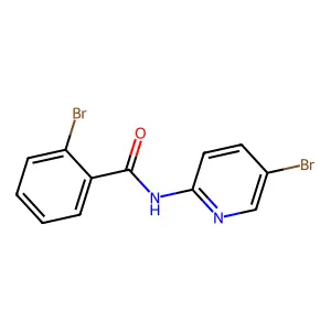 2-bromo-N-(5-bromo-2-pyridinyl)benzamide structure