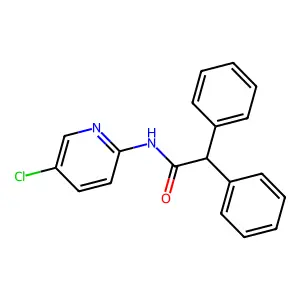 N-(5-氯-2-吡啶基)-2,2-二苯基乙酰胺 structure