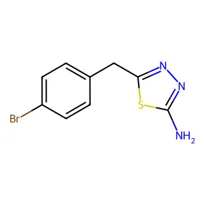2-Amino-5-(4-bromobenzyl)-1,3,4-thiadiazole structure