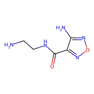 4-Amino-N-(2-aminoethyl)-1,2,5-oxadiazole-3-carboxamide structure