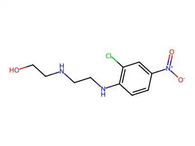 2-({2-[(2-Chloro-4-nitrophenyl)amino]ethyl}amino)ethanol structure