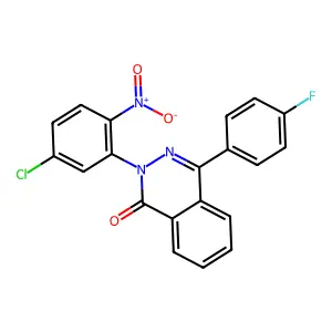 2-(5-Chloro-2-nitrophenyl)-4-(4-fluorophenyl)phthalazin-1-one structure